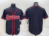 Men's Tampa Bay Buccaneers Blank Black Cool Base Stitched Baseball Jersey,baseball caps,new era cap wholesale,wholesale hats
